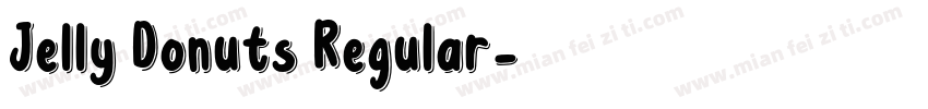 Jelly Donuts Regular字体转换